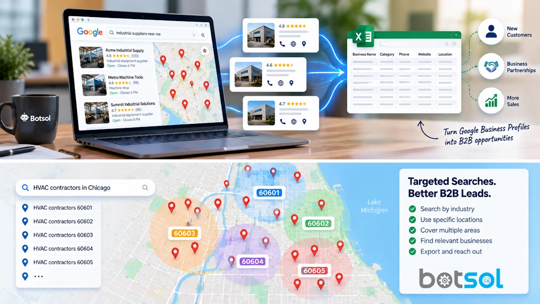 B2B lead generation from Google Business Profiles