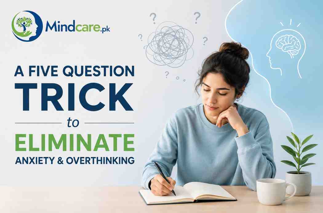 A Five Question Trick to Eliminate Anxiety and Overthinking